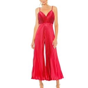 Ieena For Mac Duggal Pink Wide Leg Pants